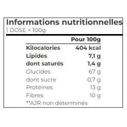 Farine d'Avoine 1kg de 4PRO Nutrition - Farine d'avoine Neutre