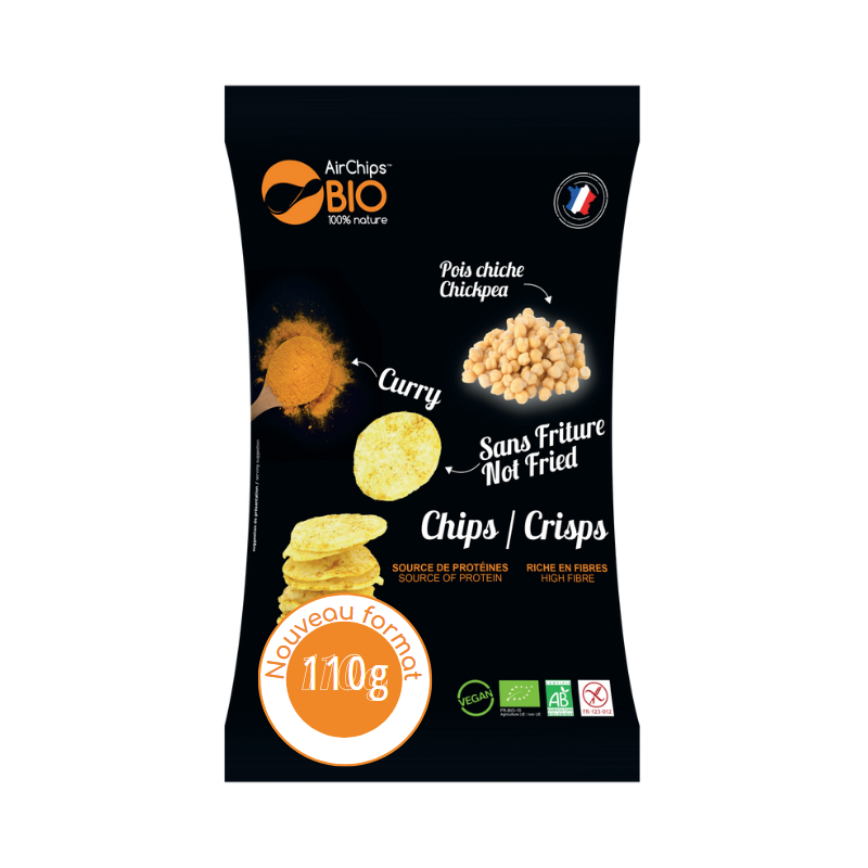 CHIPS PROTÉINÉES AUX POIS CHICHE